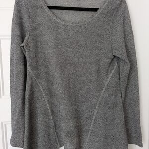 Gray Knit Long Sleeve Sweater Mahée Size Large L Quiet Luxury